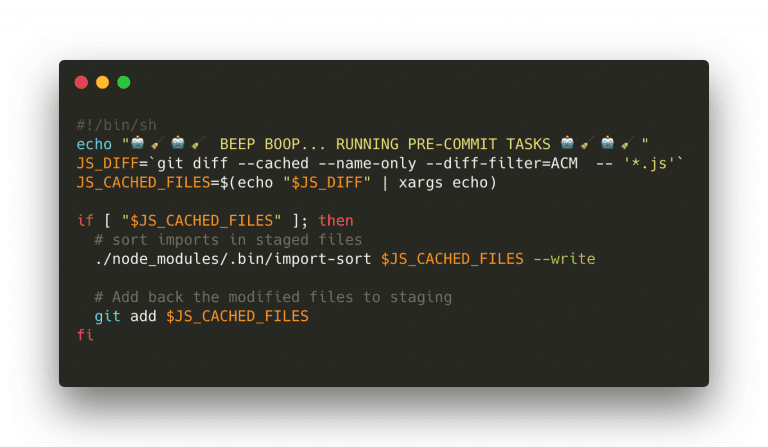 Import-sort coding example